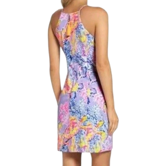 Lilly Pulitzer Pearl Lilac Verbena Shift Dress - Size 8 - Picture 2 of 9